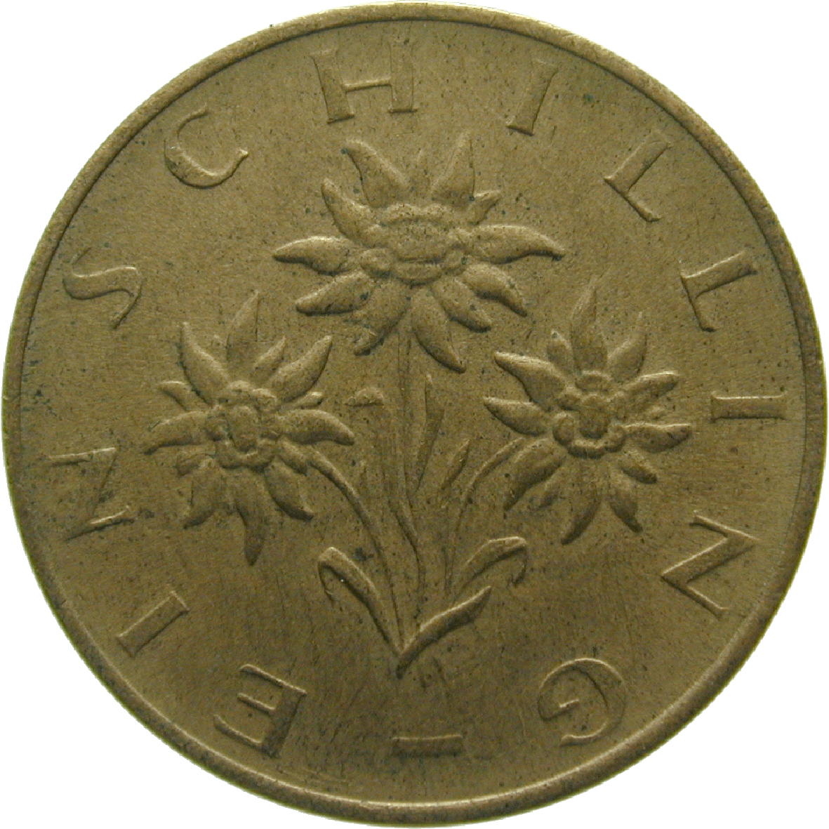 Republic of Austria, 1 Schilling 1974 (reverse)