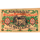 Republic of Austria, Community of Hadersfeld in the Wienerwald, 20 Heller (obverse)