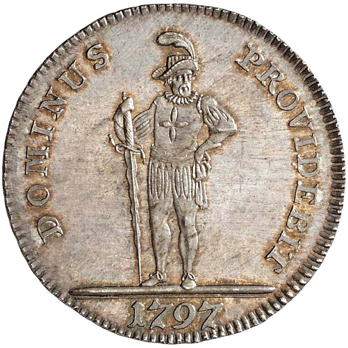 Republic of Berne, 1/2 Taler 1797 (reverse)