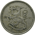 Republic of Finland, 1 Markka 1922 (obverse)