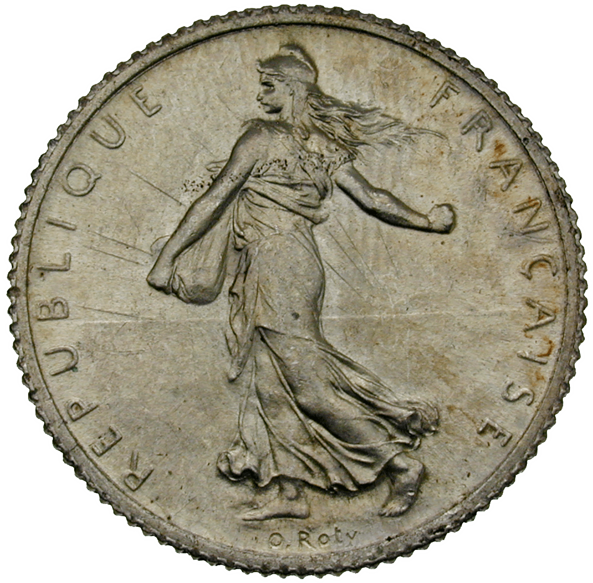 Republic of France, 1 Franc 1915 (obverse)
