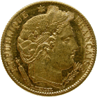 Republic of France, 10 Francs 1851 (obverse)