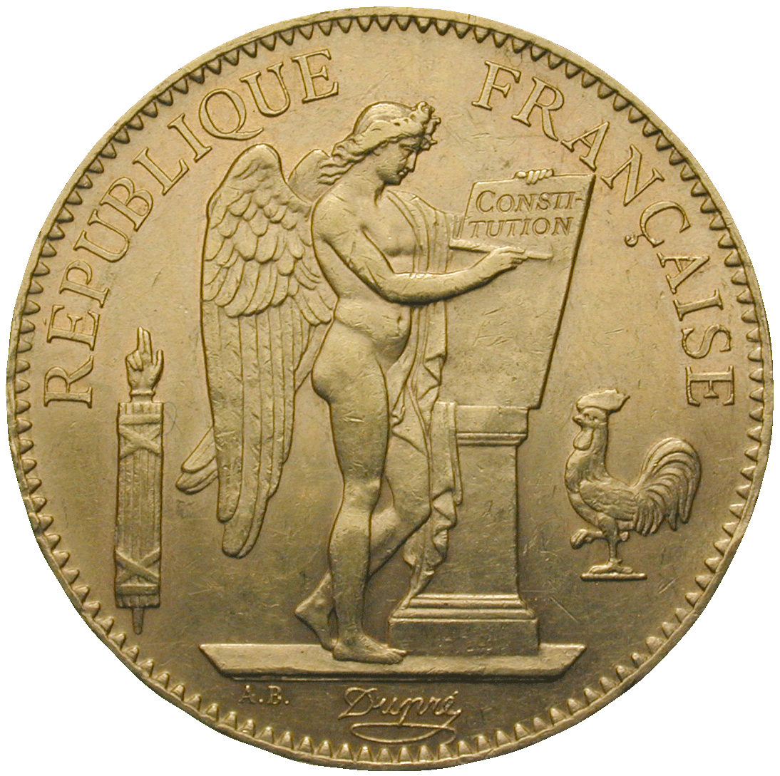 Republic of France, 100 Francs 1900 (obverse)