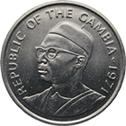 Republic of Gambia, 50 Bututs 1971 (obverse)