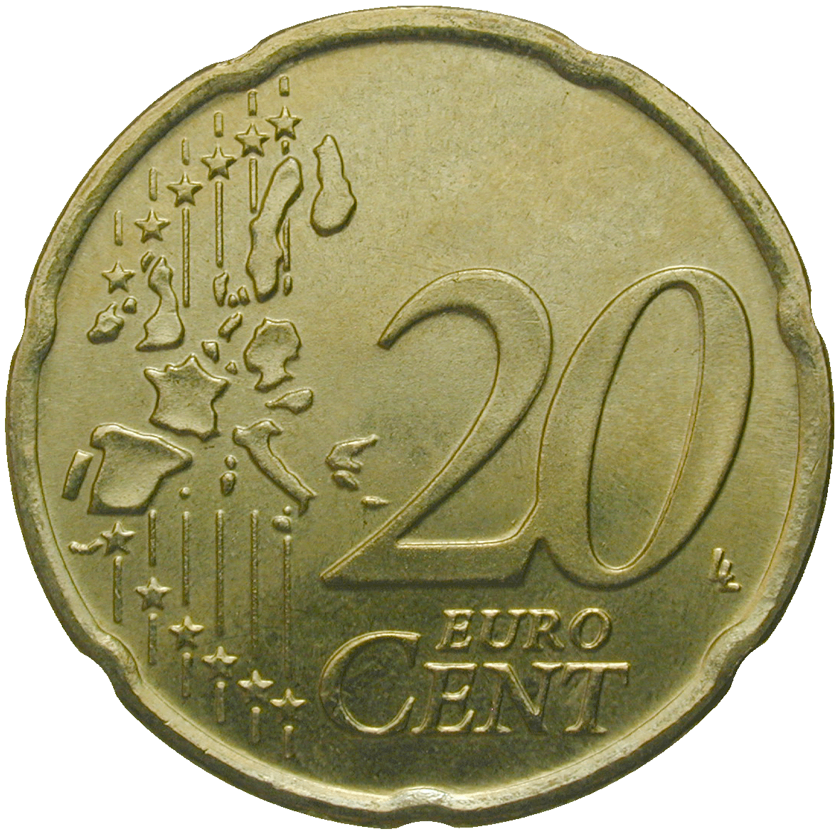 Republic of Greece, 20 Euro Cent 2002 (reverse)