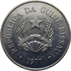 Republic of Guinea-Bissau, 5 Pesos 1977 (obverse)