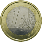 Republic of Italy, 1 Euro 2002 (obverse)