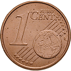 Republic of Italy, 1 Euro Cent 2002 (obverse)