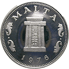 Republic of Malta, 5 Cents 1976 (obverse)