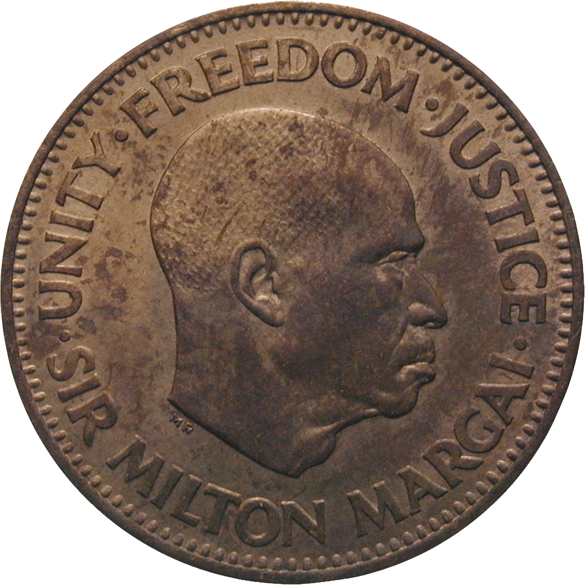 Republic of Sierra Leone, Half Cent 1964 (obverse)