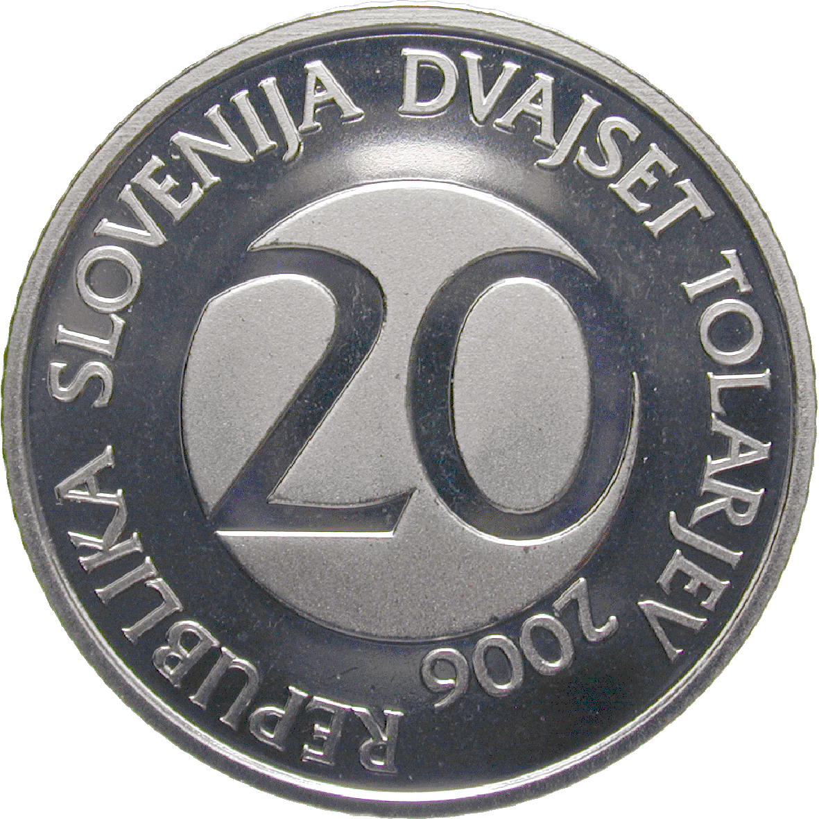 Republic of Slovenia, 20 Tolar 2006 (obverse)