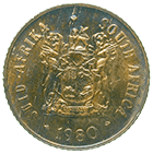 Republic of South Africa, 1 Cent 1980 (obverse)