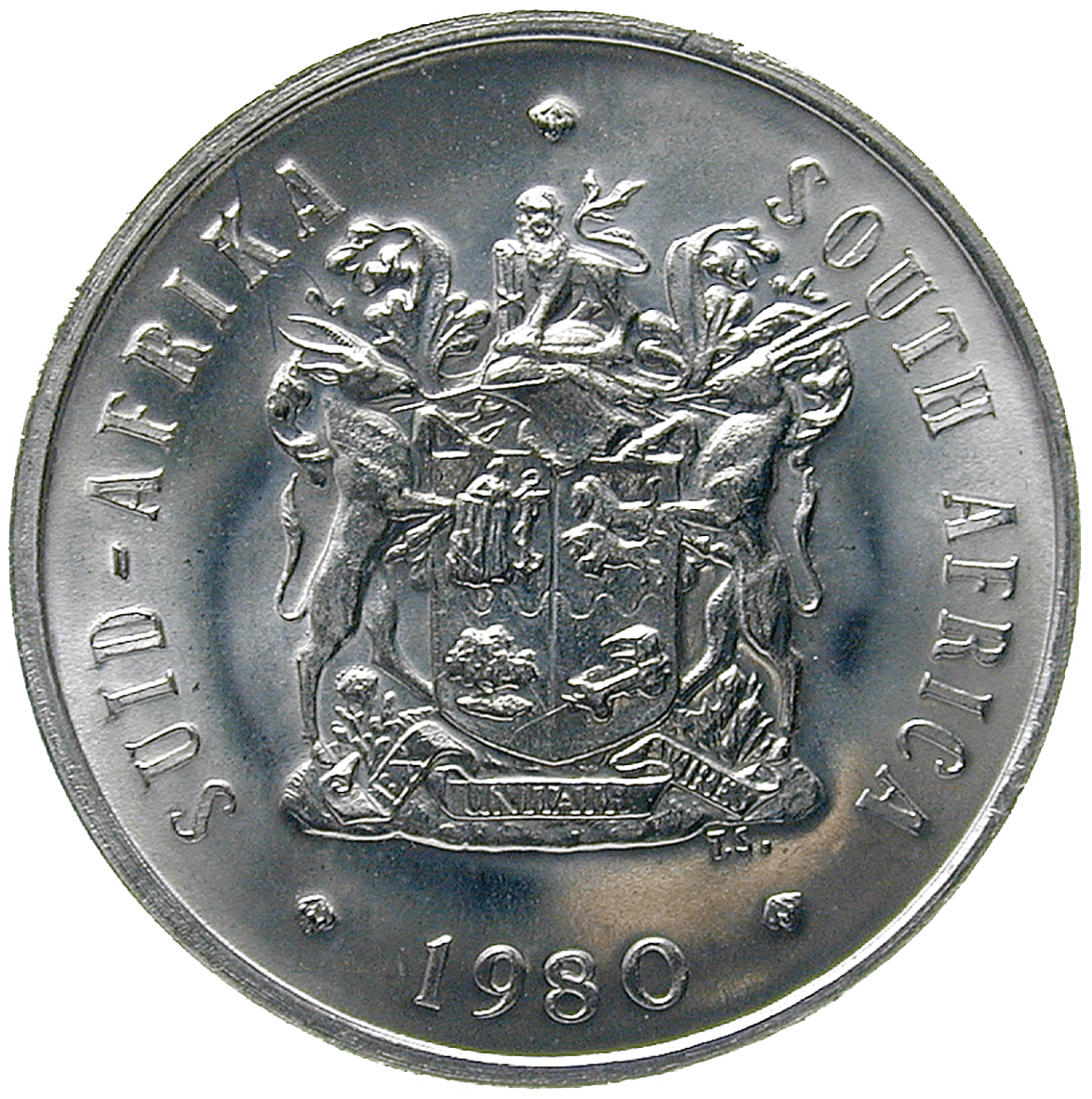 Republic of South Africa, 20 Cents 1980 (obverse)