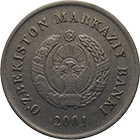 Republic of Uzbekistan, 10 Som 2001 (obverse)