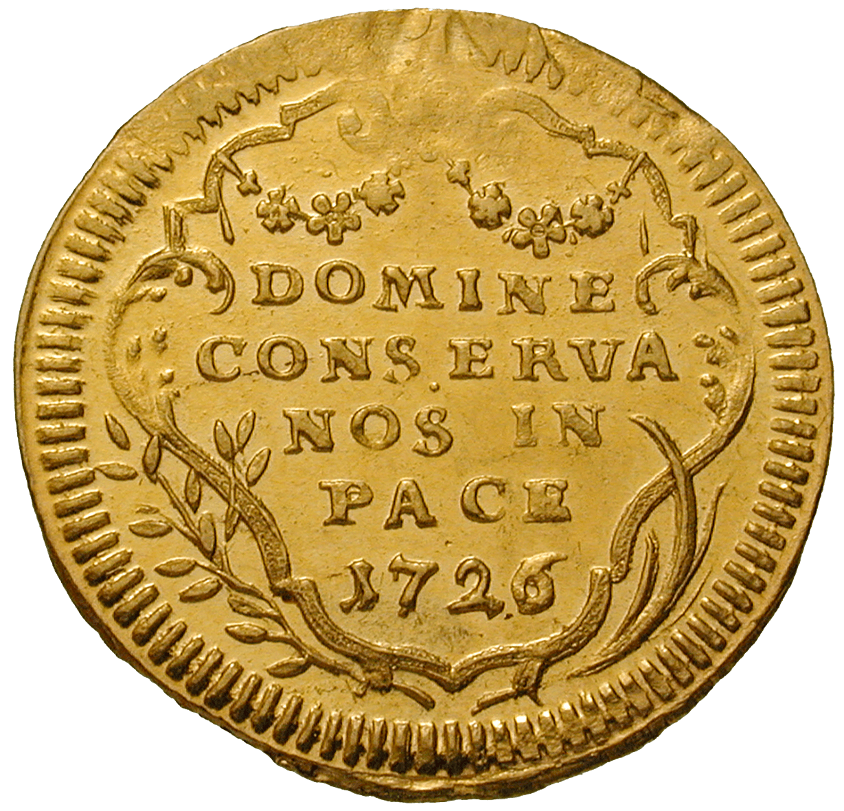 Republic of Zurich, 1/2 Ducat 1726 (reverse)