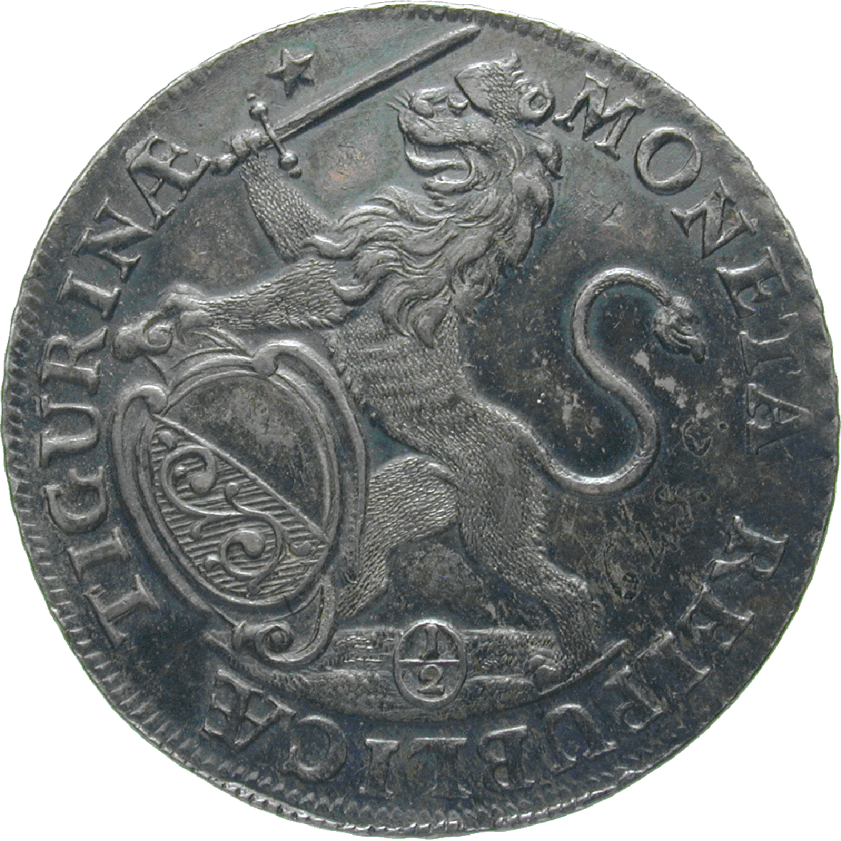 Republic of Zurich, 1/2 Taler 1739 (obverse)