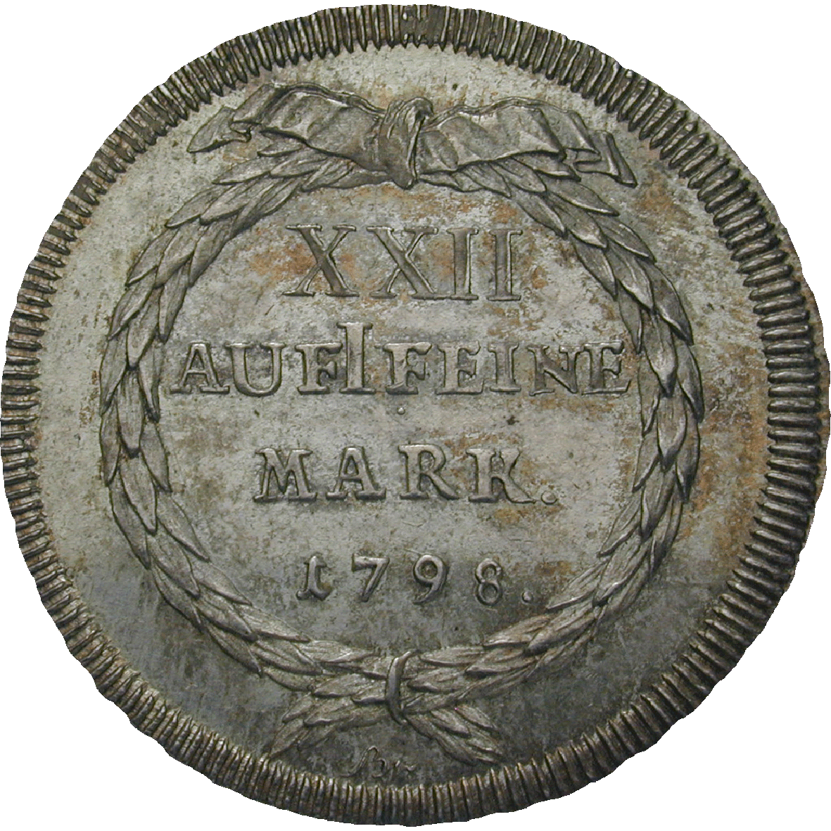 Republic of Zurich, 1/2 Taler 1798 (reverse)