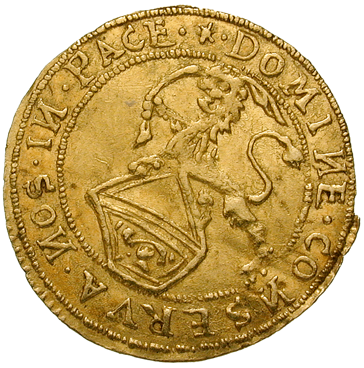 Republic of Zurich, 1/4 Ducat 1649 (obverse)