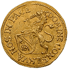 Republic of Zurich, 1/4 Ducat 1677 (obverse)