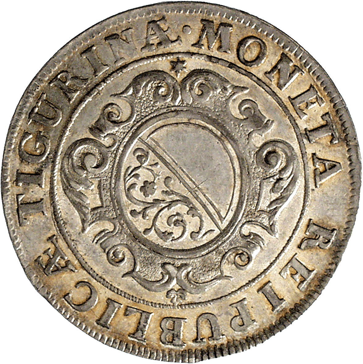 Republic of Zurich, 20 Schillings 1714 (obverse)