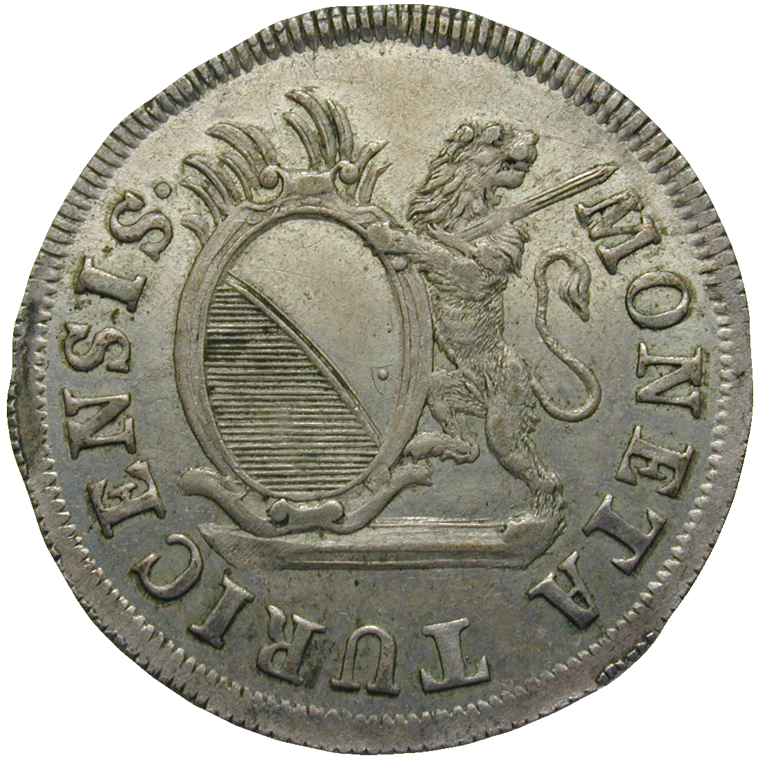 Republic of Zurich, 5 Schillings 1784 (obverse)