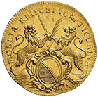 Republic of Zurich, Double Ducat 1716 (obverse)