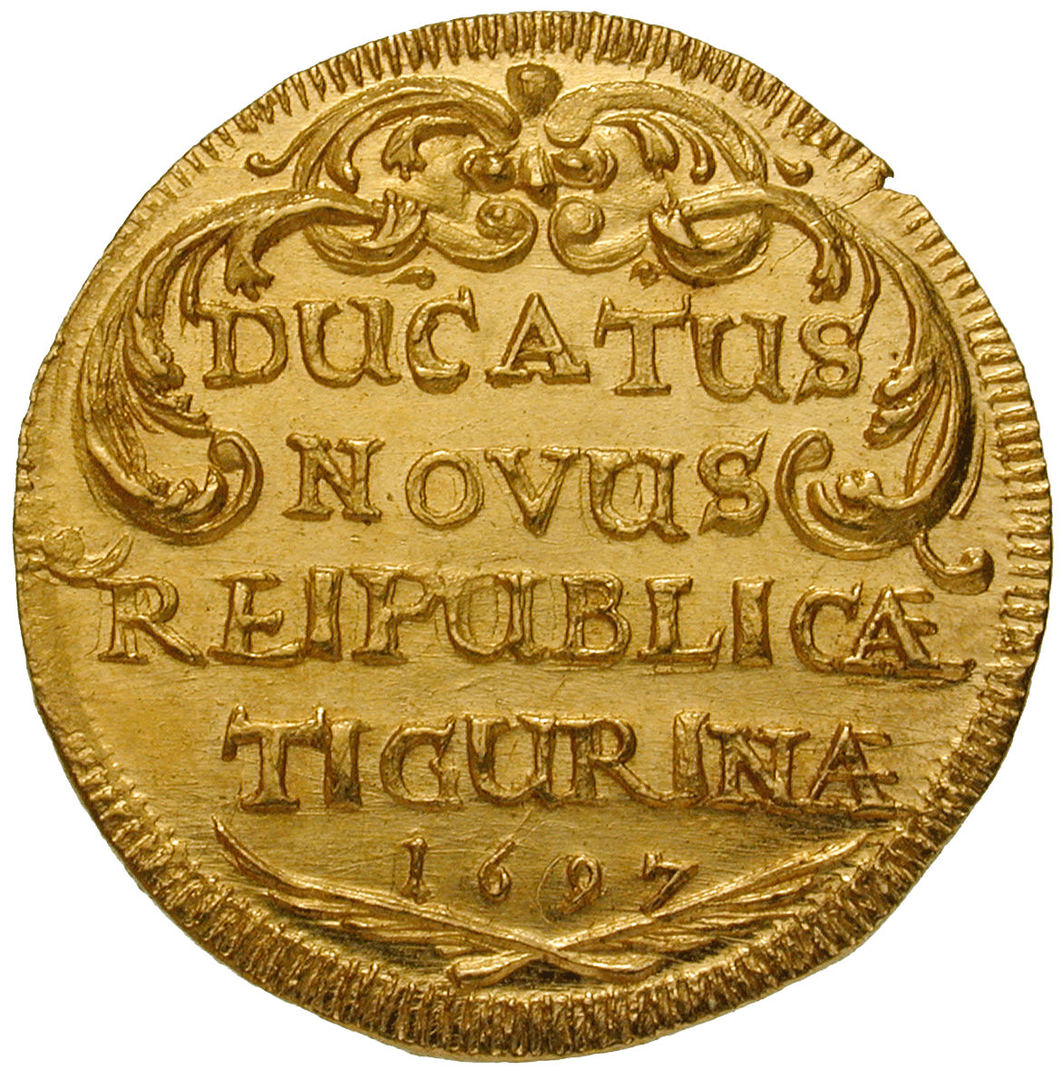 Republic of Zurich, Ducat 1697 (reverse)