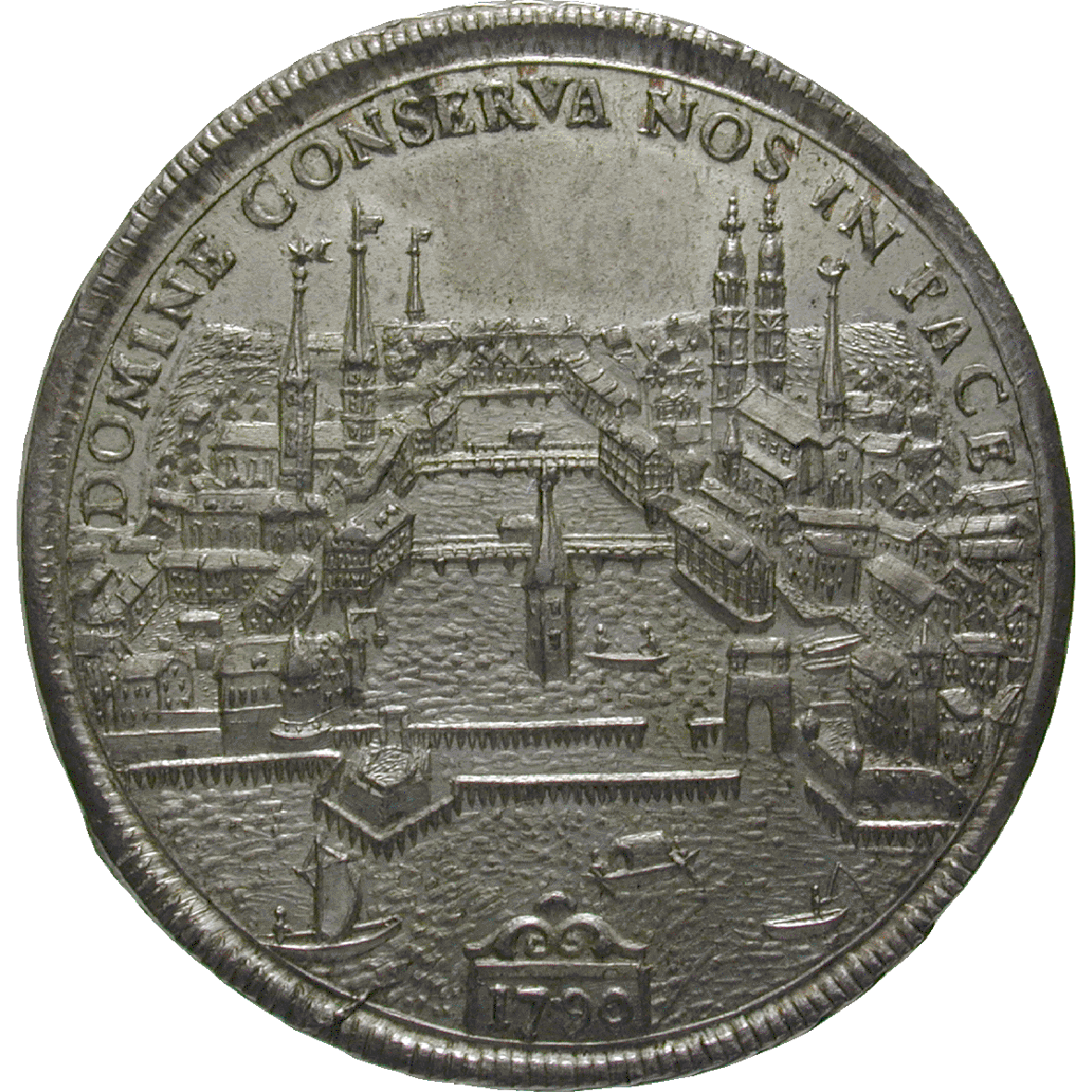 Republic of Zurich, Taler 1790 (reverse)