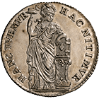 Republic of the United Netherlands, Province of Utrecht, 10 Stuivers 1750 (obverse)