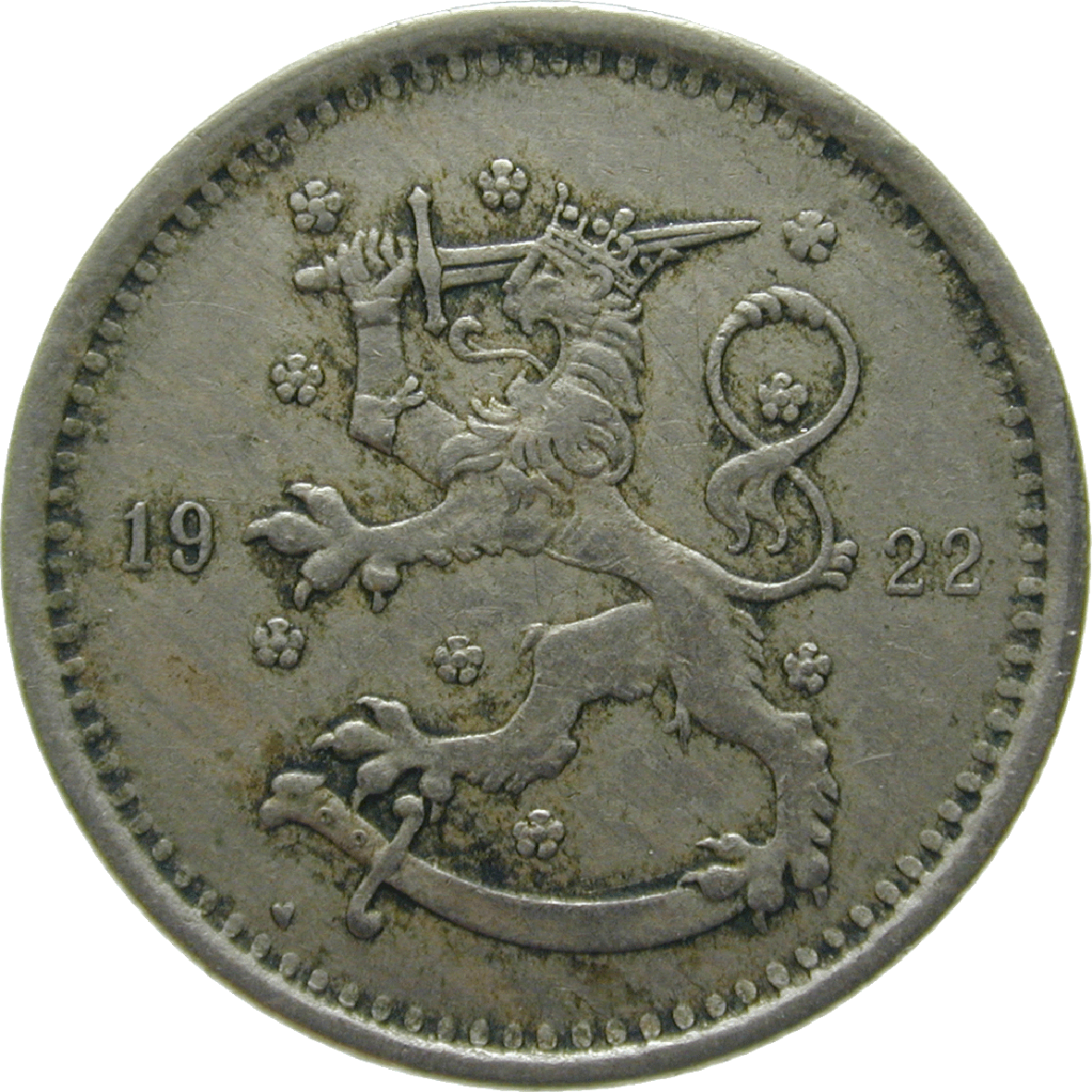 Republik Finnland, 1 Markka 1922 (obverse)
