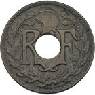 Republik Frankreich, 5 Centimes 1919 (obverse)