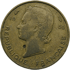 Republik Frankreich für Französisch-Westafrika, 5 Francs 1956 (obverse)
