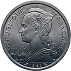 Republik Frankreich für die Komoren, 2 Francs 1964 (obverse)