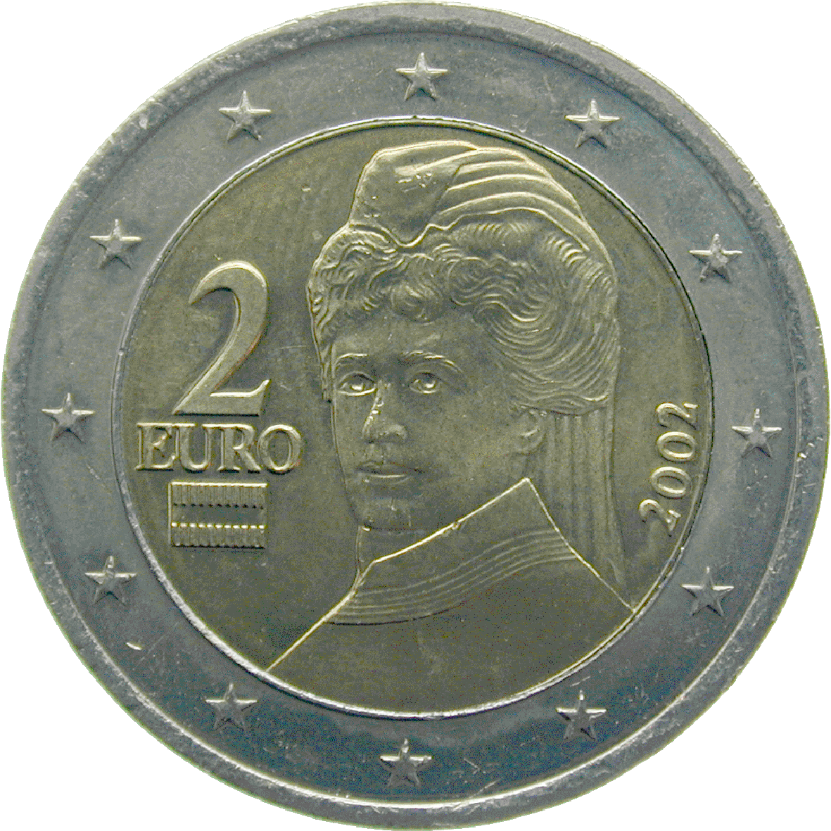 Republik Österreich, 2 Euro 2002 (reverse)