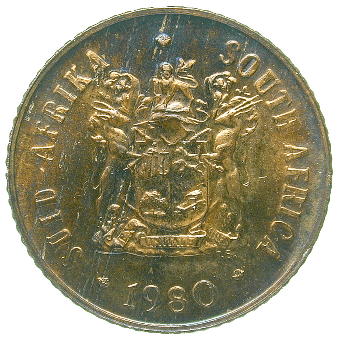 Republik Südafrika, 1 Cent 1980 (obverse)