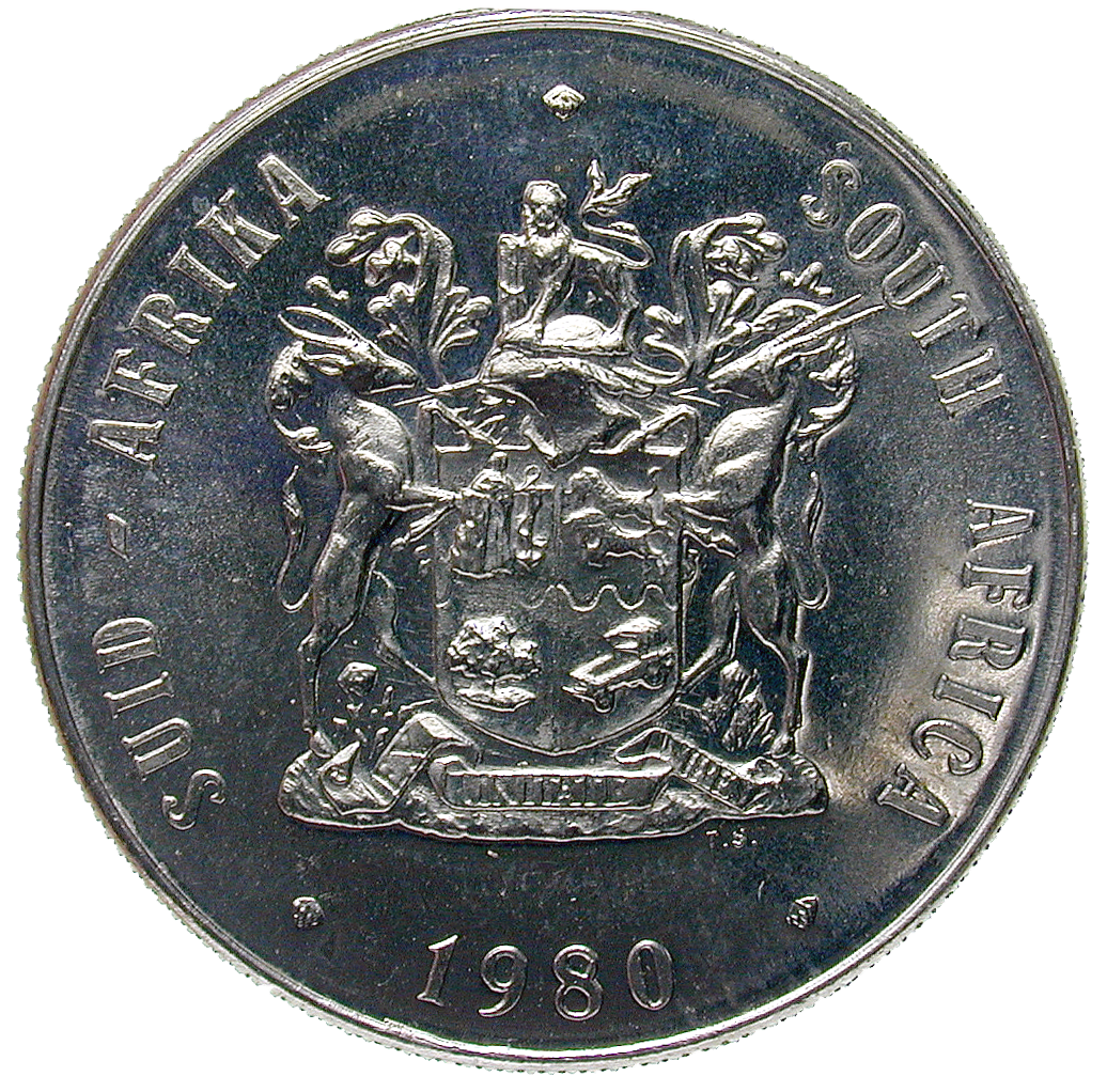 Republik Südafrika, 1 Rand 1980 (obverse)