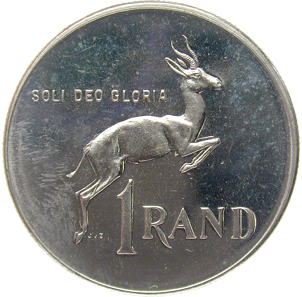 Republik Südafrika, 1 Rand 1980 (reverse)
