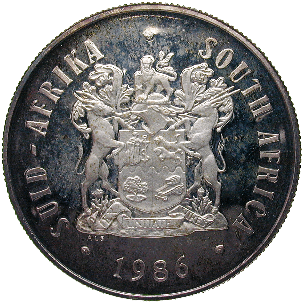 Republik Südafrika, Jubiläumsmedaille 1886-1986 (obverse)