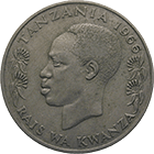 Republik Tansania, 1 Shilingi 1966 (obverse)