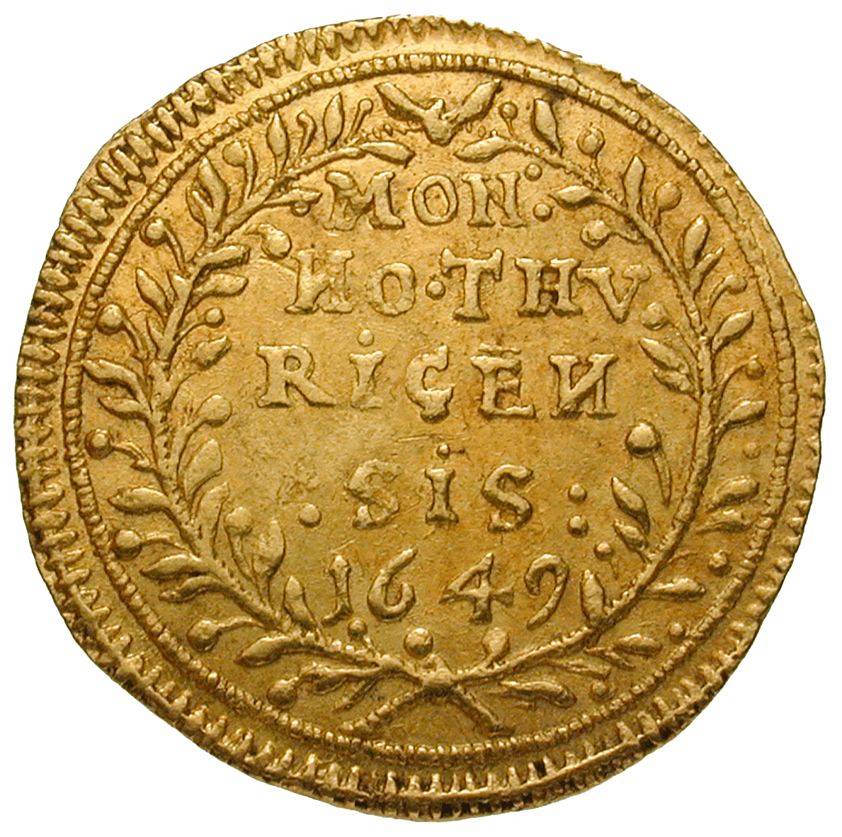 Republik Zürich, 1/2 Dukat 1649 (reverse)