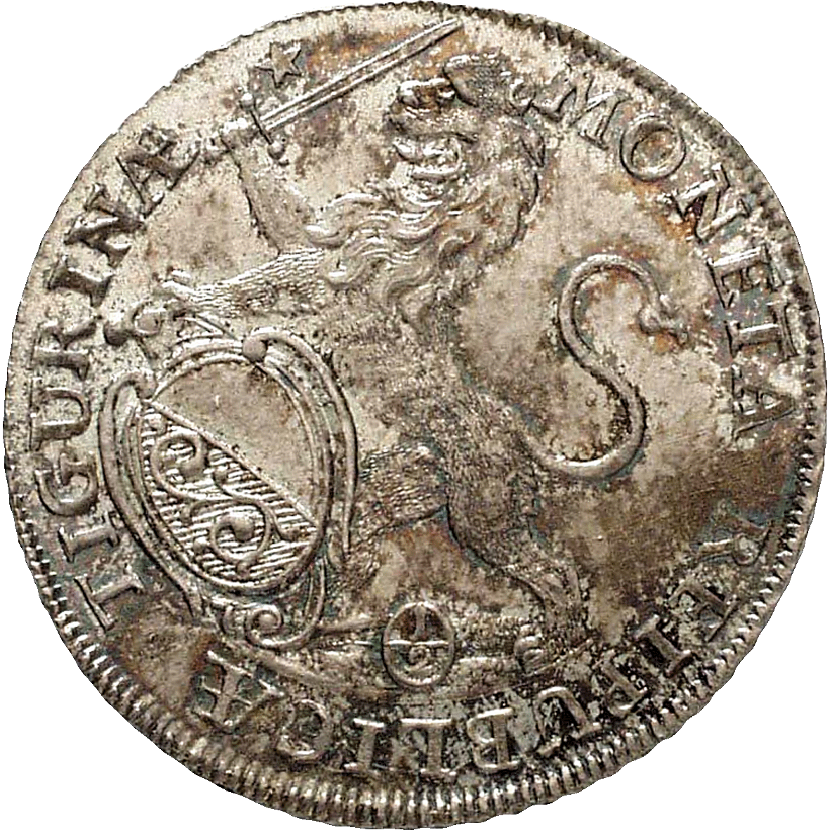 Republik Zürich, 1/2 Taler 1768 (obverse)