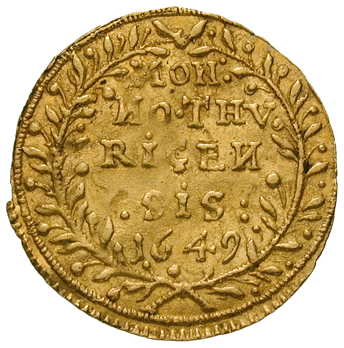 Republik Zürich, 1/4 Dukat 1649 (reverse)
