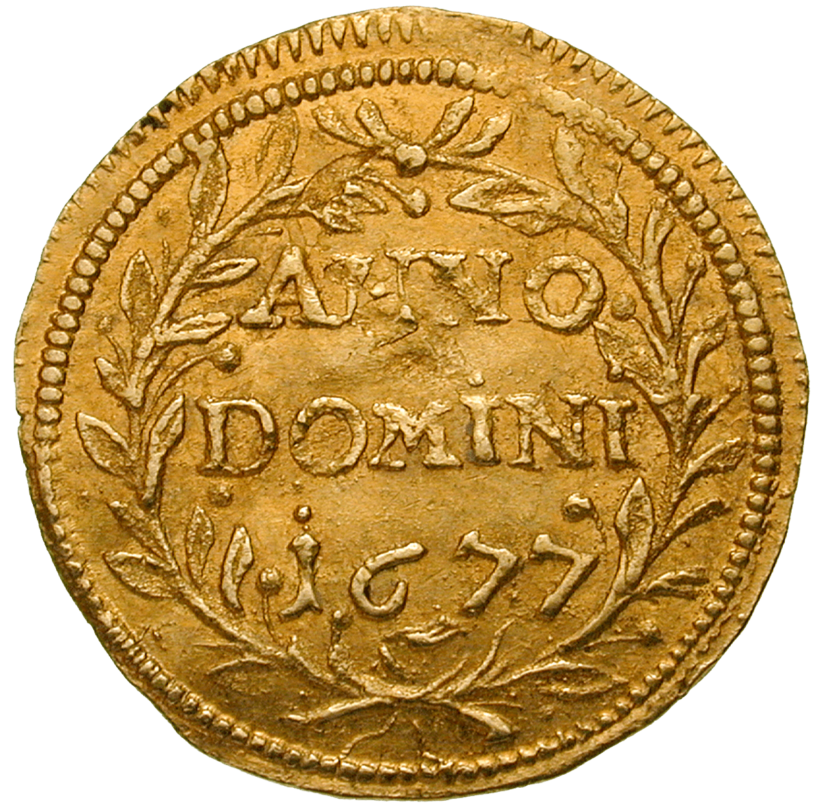 Republik Zürich, 1/4 Dukat 1677 (reverse)