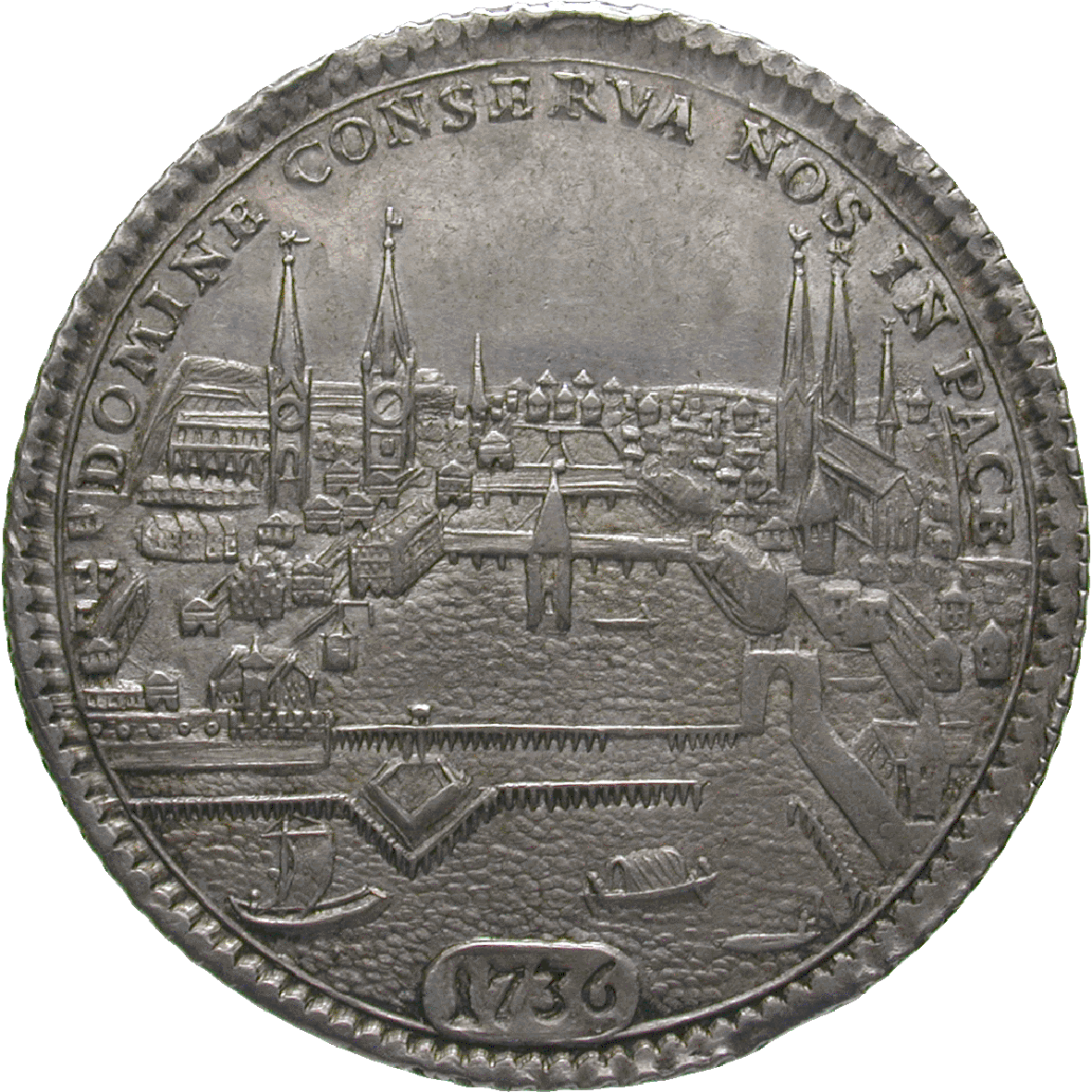 Republik Zürich, Taler 1736 (reverse)