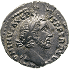 Römische Kaiserzeit, Antoninus Pius, Denar (obverse)
