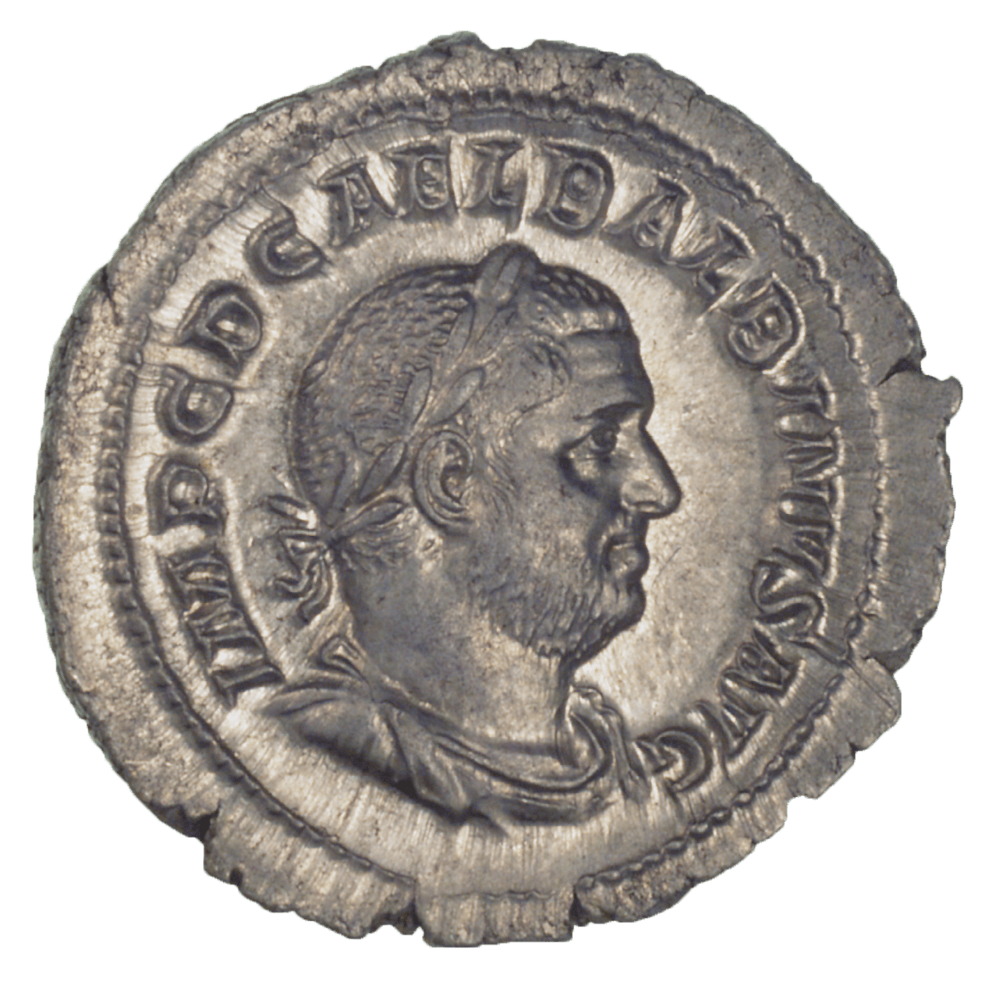 Römische Kaiserzeit, Balbinus, Denar (obverse)
