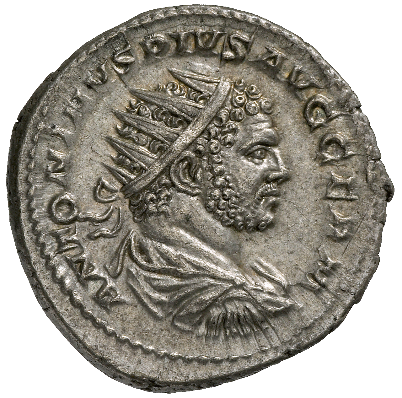 Römische Kaiserzeit, Caracalla, Antoninian (obverse)