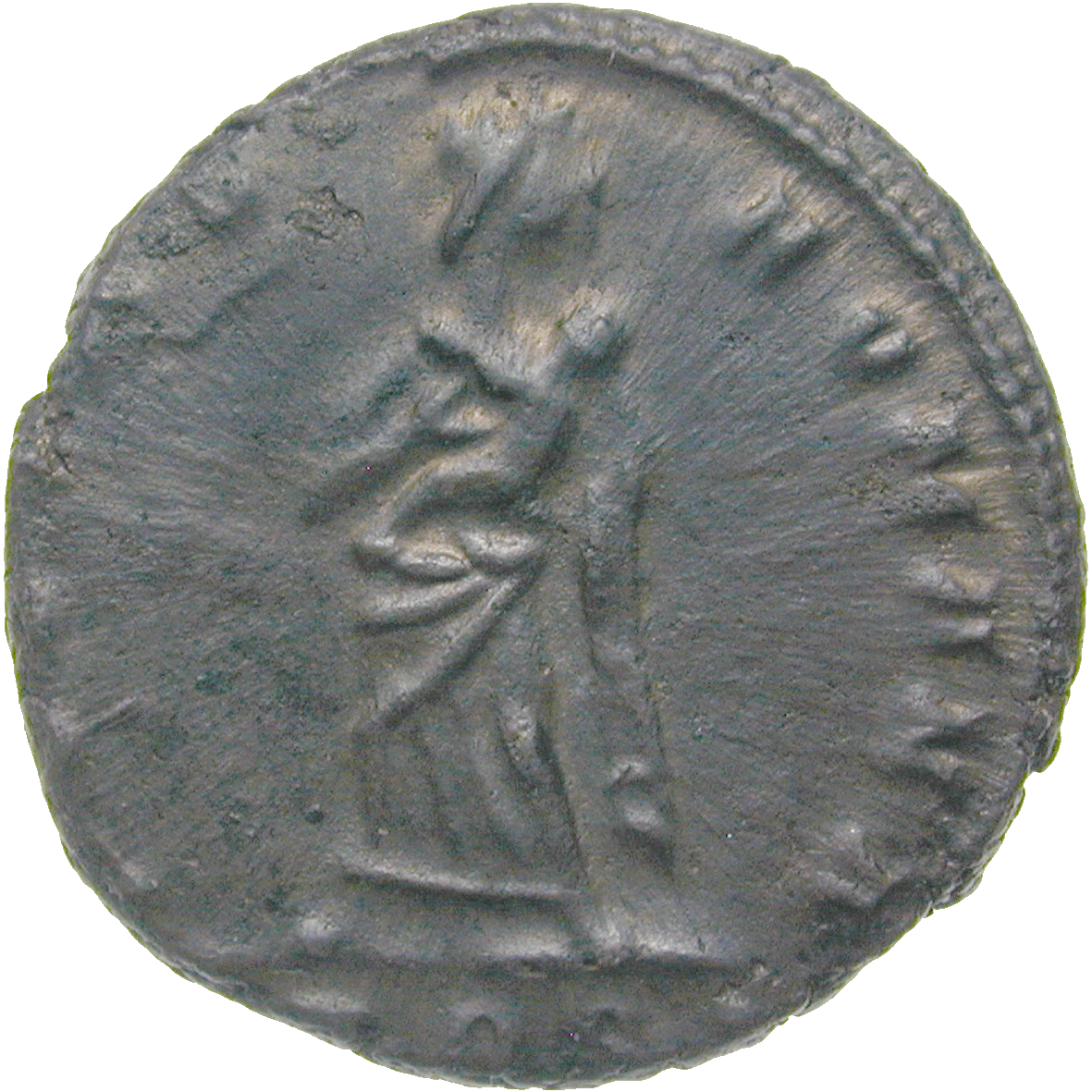Römische Kaiserzeit, Constantius Chlorus für seine Gattin Flavia Maximiana Theodora, Bronzemünze (reverse)