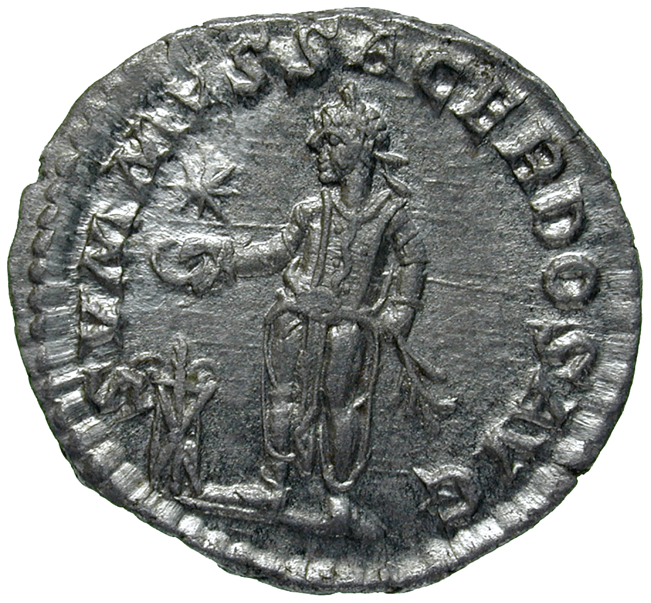 Römische Kaiserzeit, Elagabal, Denar (reverse)