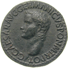 Römische Kaiserzeit, Gaius, As (obverse)